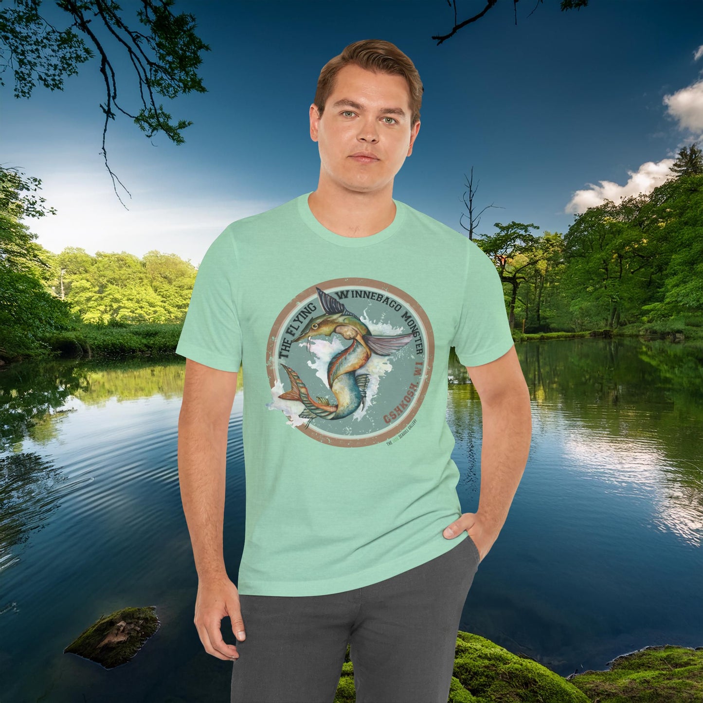 Cryptid Tee - Flying Winnebago Monster T-Shirt