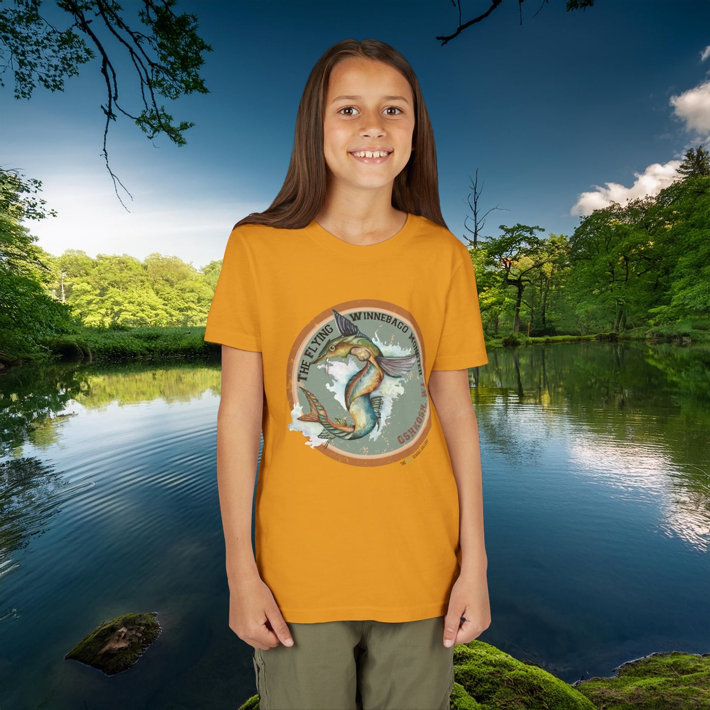 Cryptid Tee - Flying Winnebago Monster Youth T-Shirt