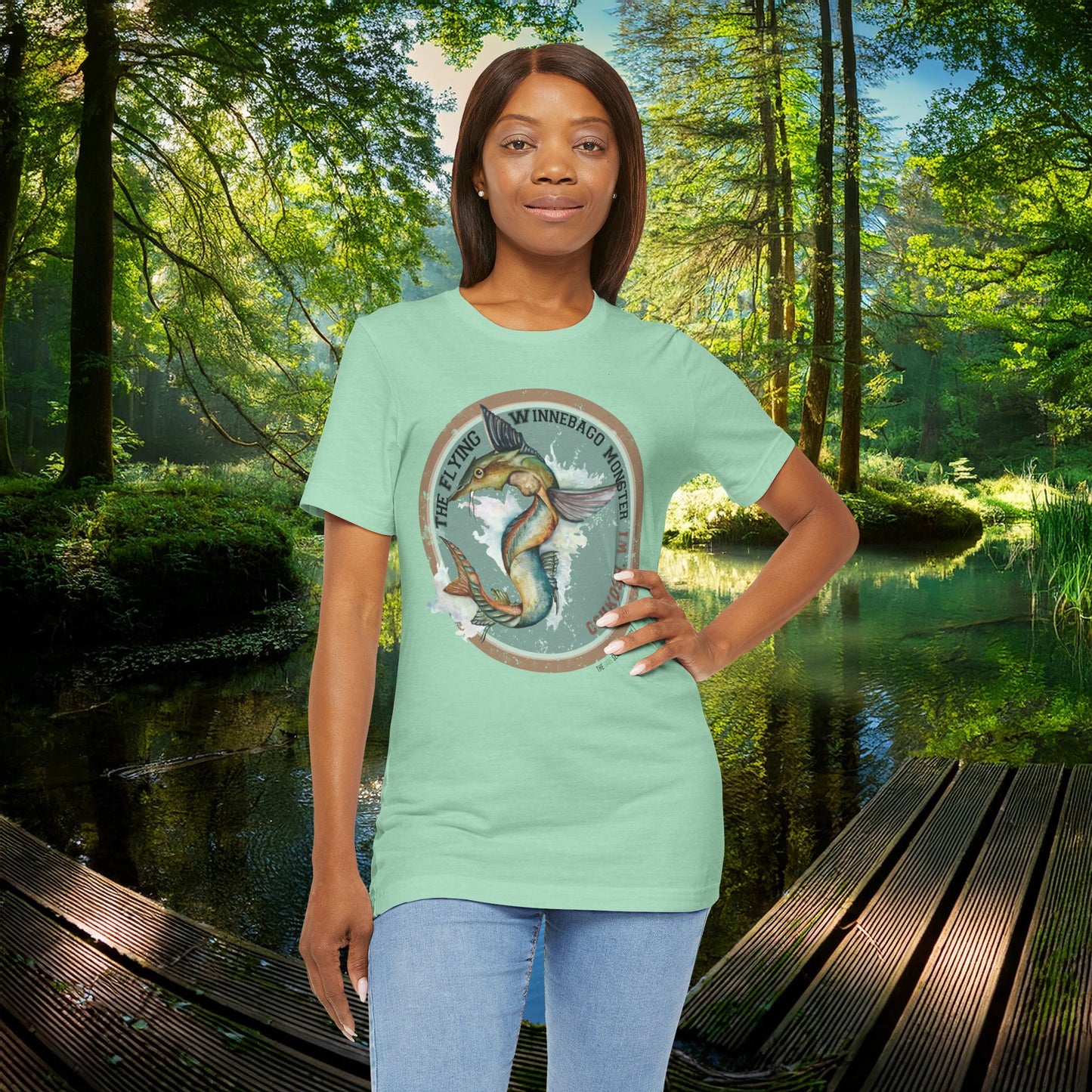 Cryptid Tee - Flying Winnebago Monster T-Shirt