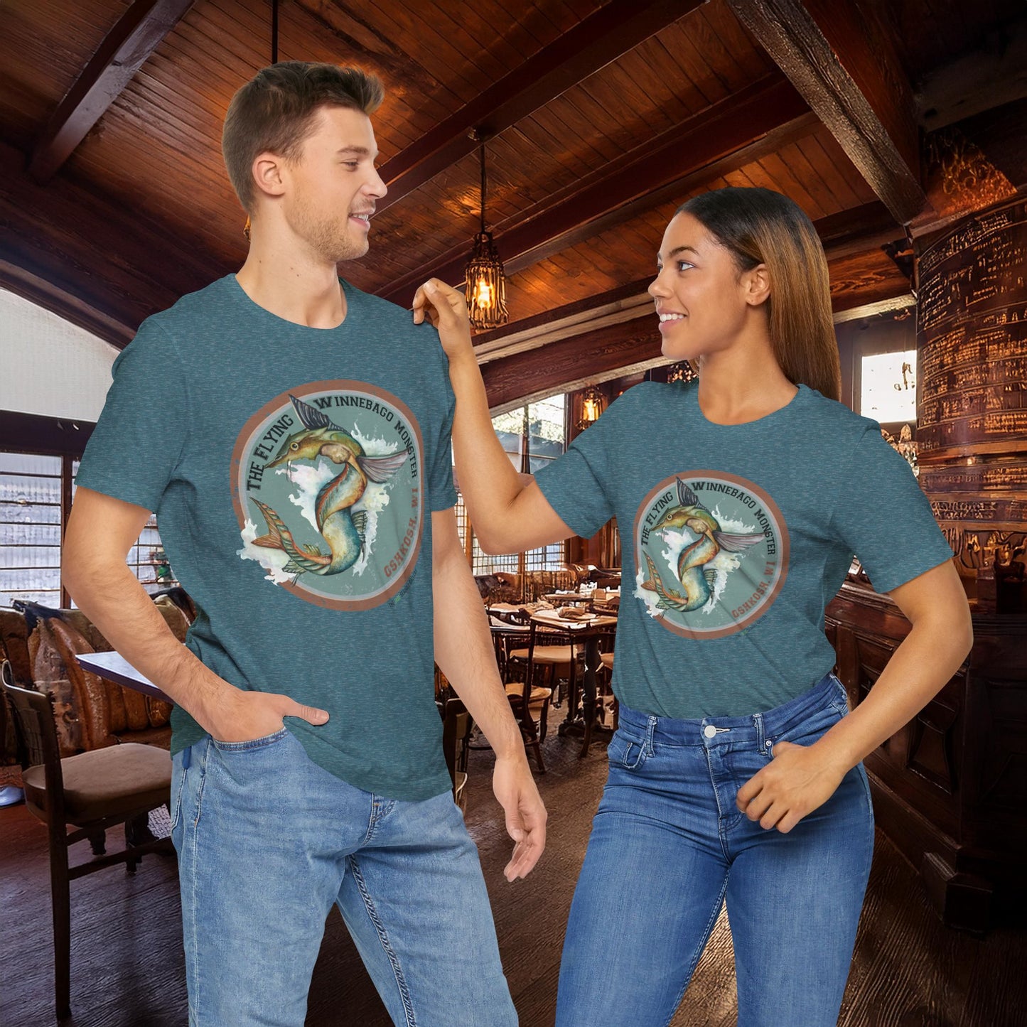 Cryptid Tee - Flying Winnebago Monster T-Shirt