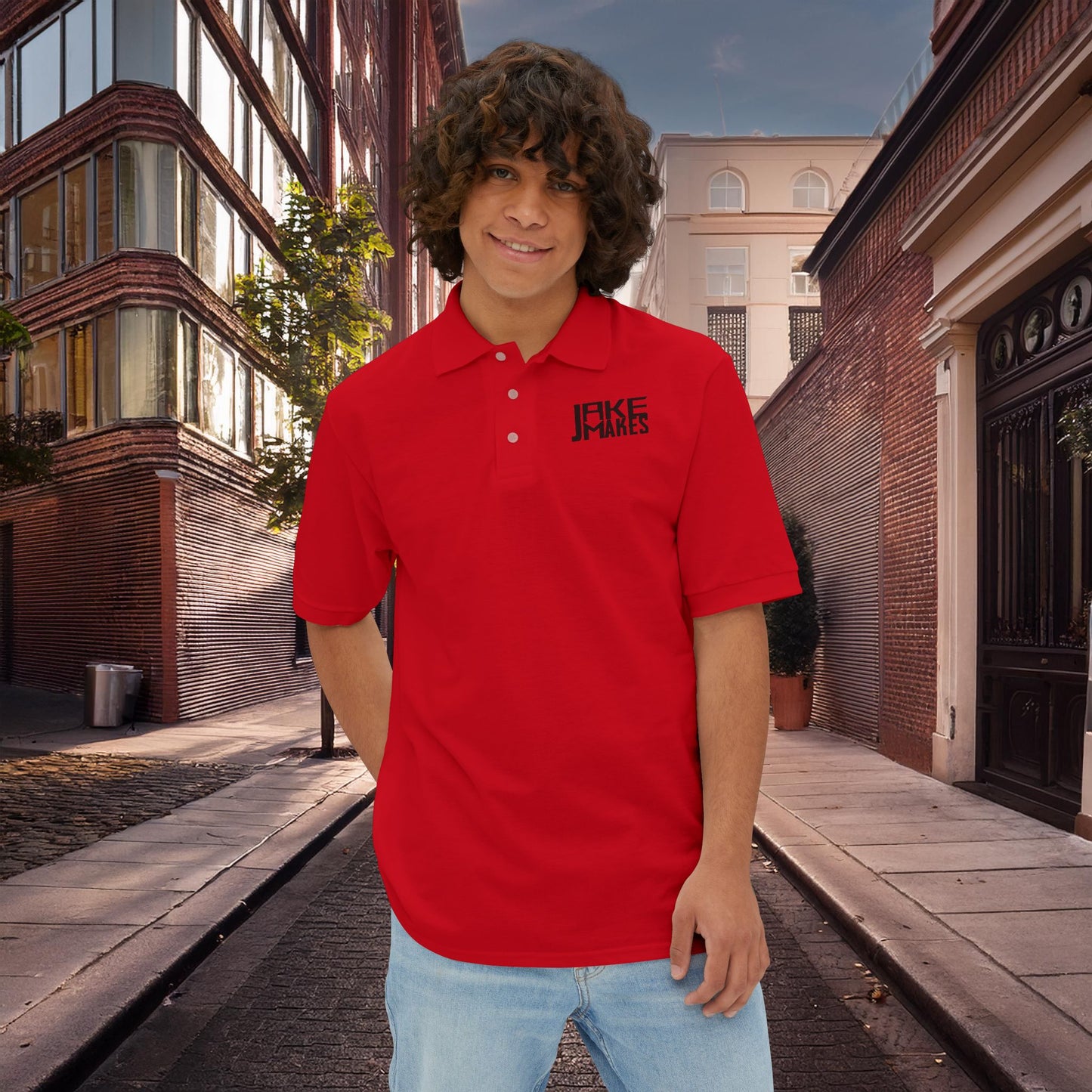JakeMakes Men's Polo